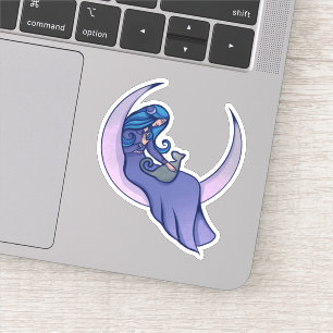 Moon Witch MoonChild Pagan Wicca Art