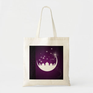 Moon with Mosque Silhouette - Budget Tote