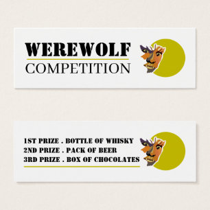 Moon Wolf, Halloween Competition Tickets