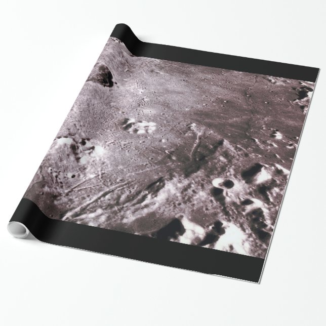 Moon Wrapping Paper (Unrolled)