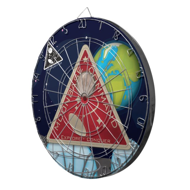 Moonbase Dartboard (Front Right)
