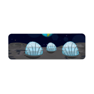 Moonbase Return Address Label