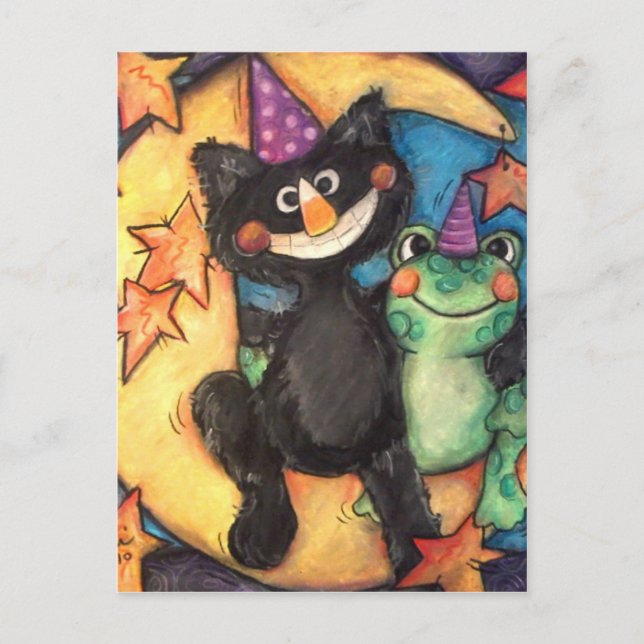 Moonbathing Party Postcard (Front)