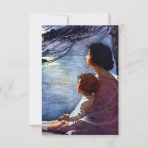 “Moonbeams” by Jessie Willcox Smith Thank You Card