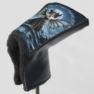 Moonborn Little Shadow, the Cute Gothic Fairy Golf Head Cover