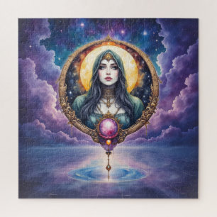 Moonbound Dreamkeeper – Guardian of the Night.   Jigsaw Puzzle