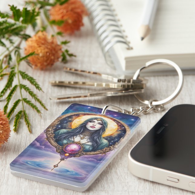 Moonbound Dreamkeeper – Guardian of the Night.   Key Ring (Front Right)