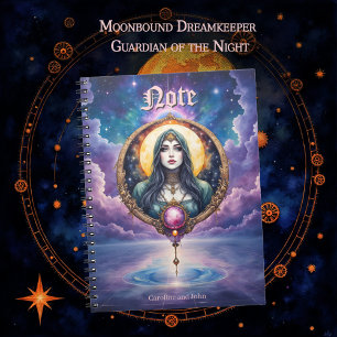 Moonbound Dreamkeeper – Guardian of the Night. Notebook