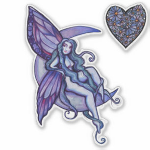 MoonChild Fairy Moon Child Faerie Art Fae         