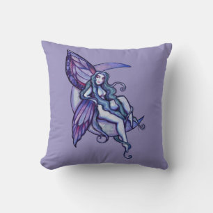 MoonChild Fairy Moon Child Faerie Art Fae Cushion