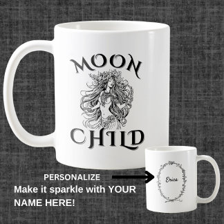 MoonChild Floral Divine Feminine Coffee Mug