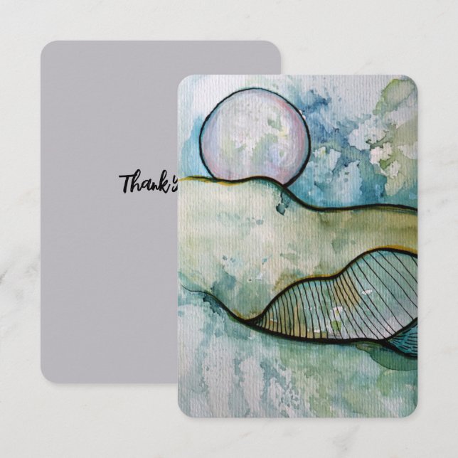MoonChild                                          Thank You Card (Front/Back)