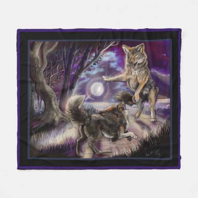 Moondancers Fleece Blanket (Front (Horizontal))