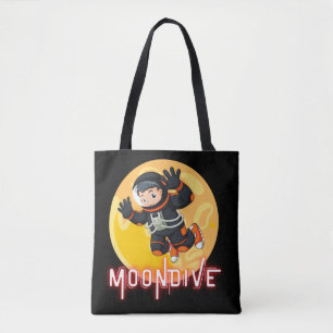 MOONDIVE - SPACE ASTRONAUT TOTE BAG