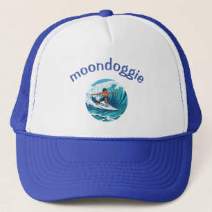 Moondoggie Surfer Graphic Trucker Hat