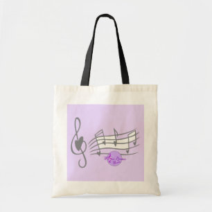 MoonDreams Music Notes Budget Tote Bag