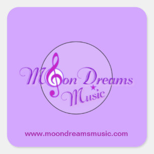 MoonDreams Music Stickers - Sheet of 20