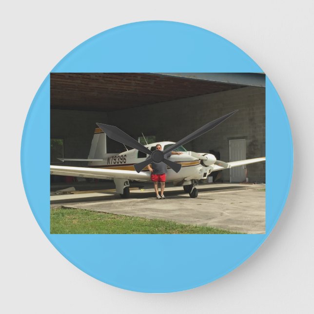 Mooney Aeroplane Clock (Front)