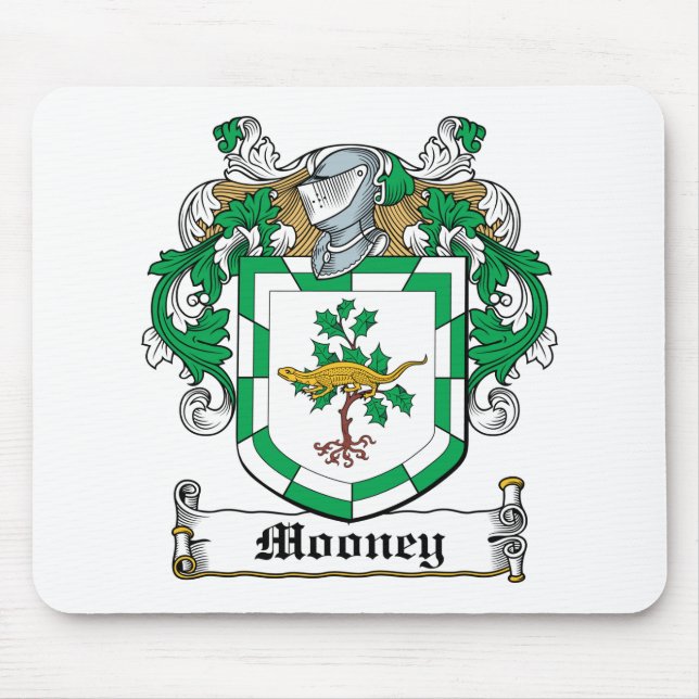Mooney Family Crest Mouse Pad (Front)
