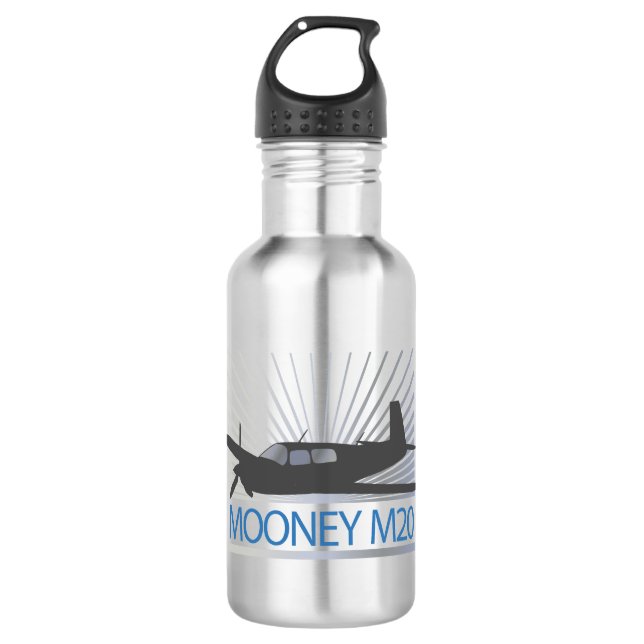 Mooney M20 Aircraft 710 Ml Water Bottle (Front)