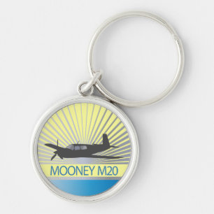 Mooney M20 Aviation Key Ring