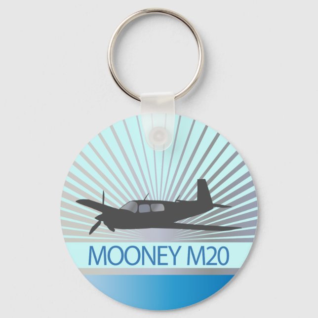 Mooney M20 Aviation Key Ring (Front)