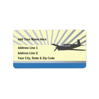 Mooney M20 Aviation Label
