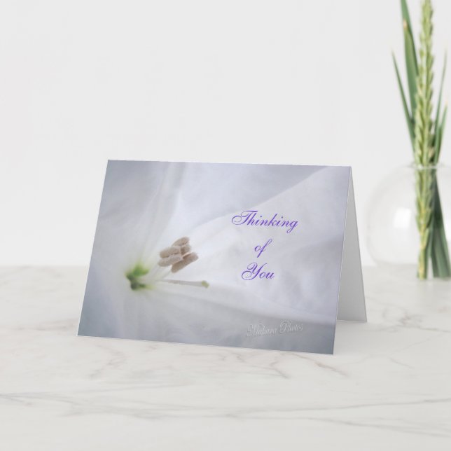 Moonflower #7- blank or customise card (Front)