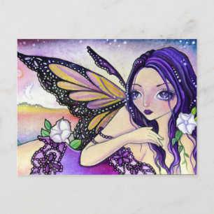 MoonFlower Night - Postcard