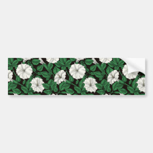 Moonflowers 2 bumper sticker