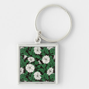 Moonflowers 2 key ring
