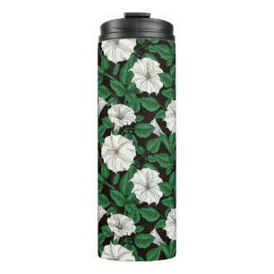 Moonflowers 2 thermal tumbler