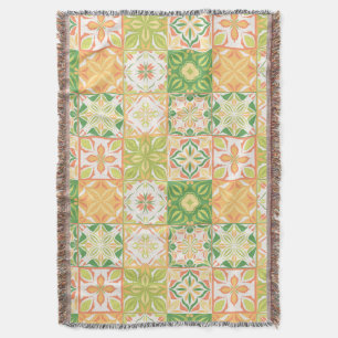 Moonflowers 2 throw blanket