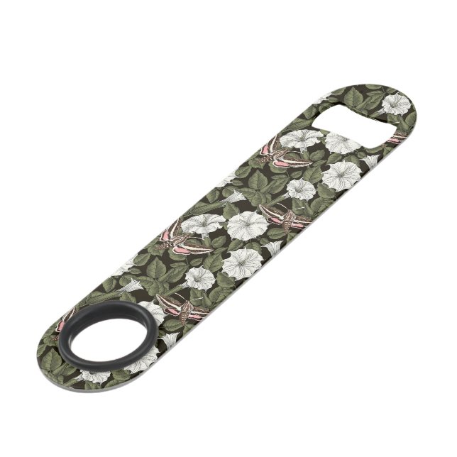 Moonflowers and sphinx moths (Front Angled)