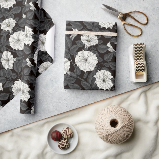 Moonflowers Wrapping Paper (Crafts)