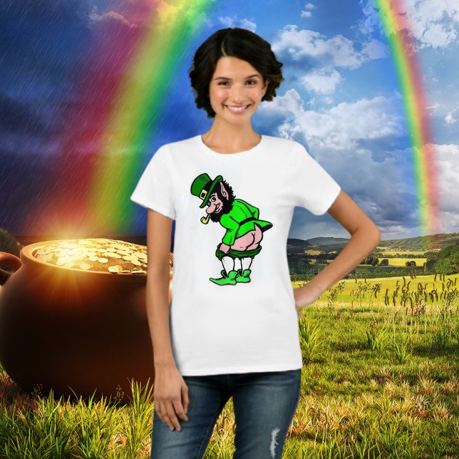Mooning Leprechaun Women's T-Shirt (Mooning Leprechaun Women's T-Shirt)