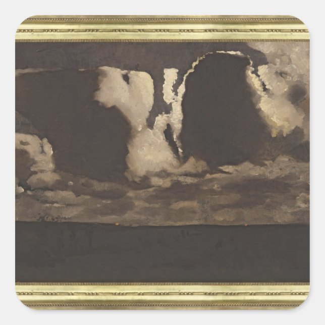 Moonlight, 1887 square sticker (Front)