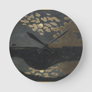 Moonlight, 1894 round clock