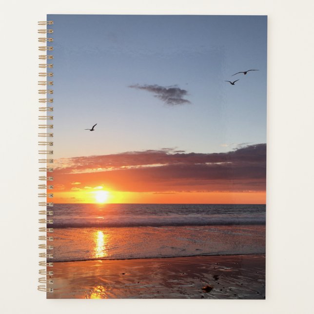 Moonlight Beach Sunset Planner (Front)