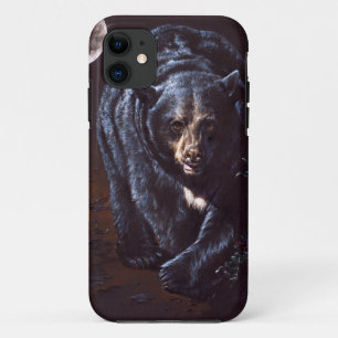 Moonlight Black Bear iPhone 11 Case