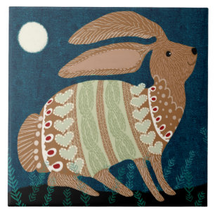 Moonlight Bunny Trivet