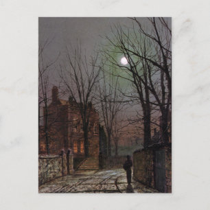 Moonlight by John Atkinson Grimshaw Postcard