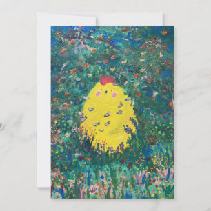 Moonlight Chicken - Acrylic Invitation
