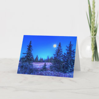 Moonlight Christmas Card