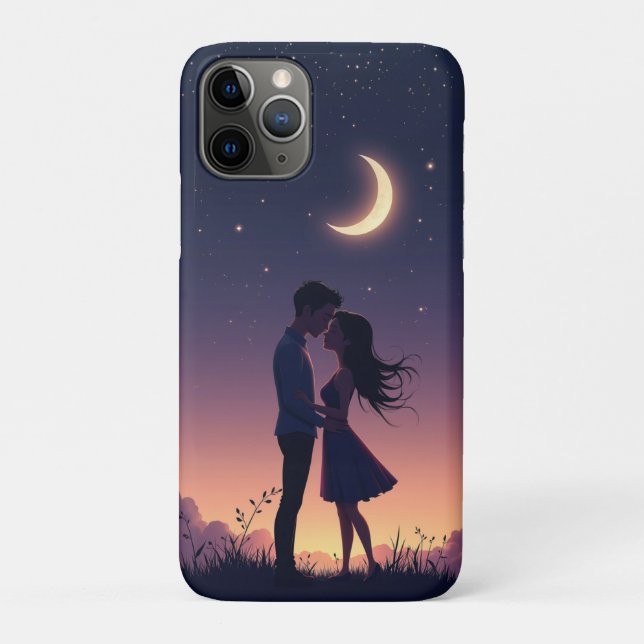 Moonlight Couple Valentine Phone Case (Back)