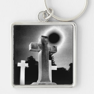 Moonlight Cross Key Ring