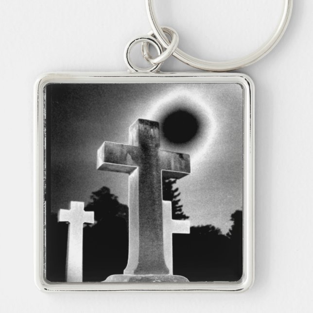 Moonlight Cross Key Ring (Front)