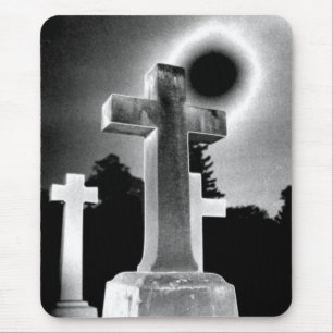 Moonlight Cross Mouse Pad