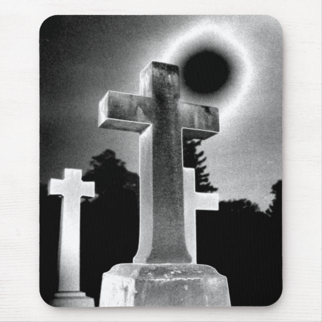 Moonlight Cross Mouse Pad (Front)