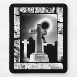 Moonlight Cross Mouse Pad